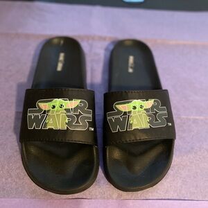 Star Wars Black Slide Sandals